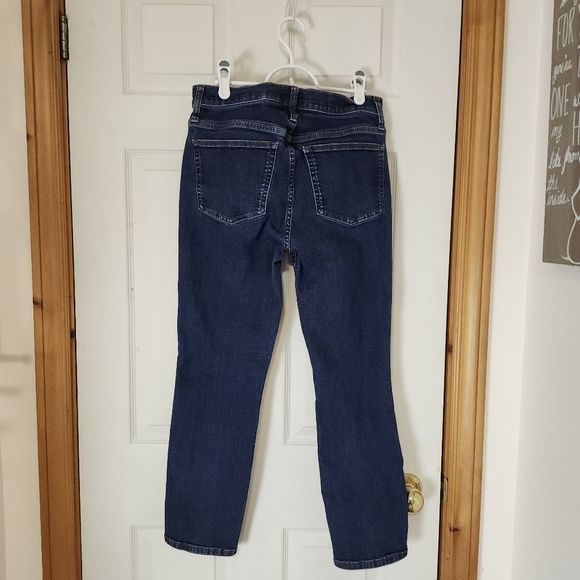 J. Crew 9" vintage straight leg jeans dark wash lightweight stretch women's 28 - Picture 6 of 14